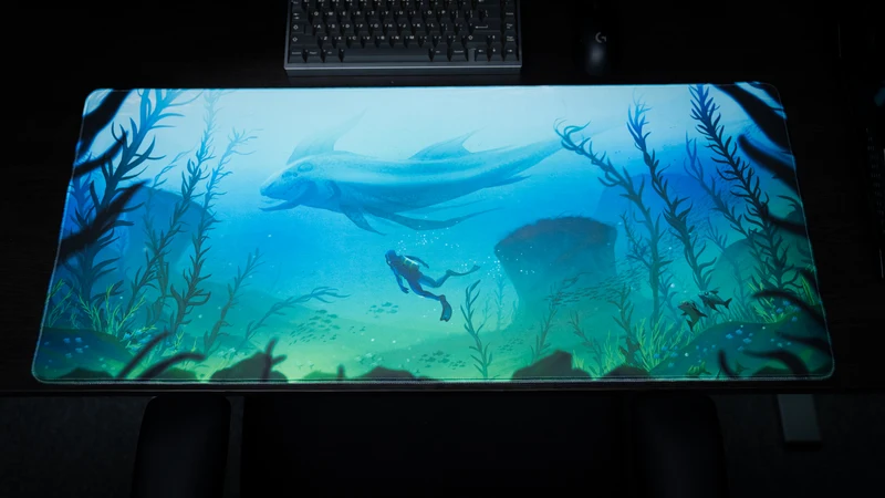 Alidove's "Lurking Leviathan" Gaming Desk Mat