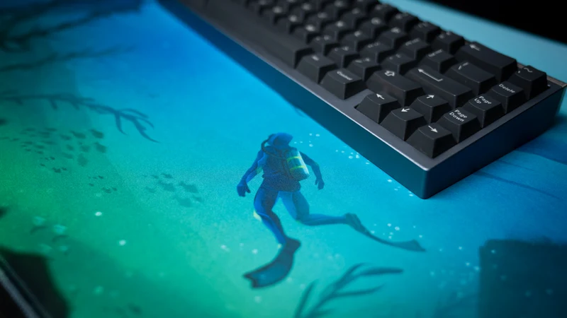 Alidove's "Lurking Leviathan" Gaming Desk Mat