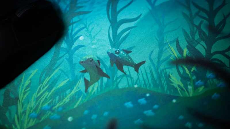 Alidove's "Lurking Leviathan" Gaming Desk Mat