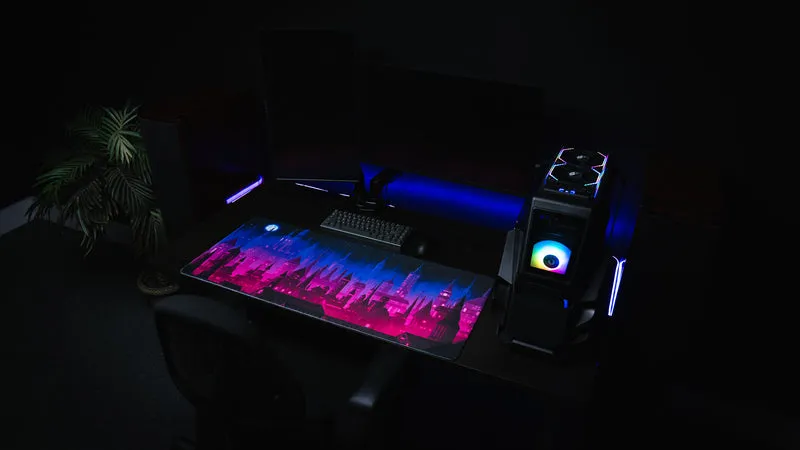 Jillyeon's "Chroma Kingdom" Gaming Desk Mat