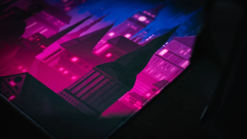 Jillyeon's "Chroma Kingdom" Gaming Desk Mat