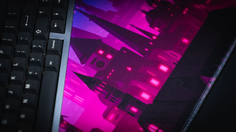 Jillyeon's "Chroma Kingdom" Gaming Desk Mat