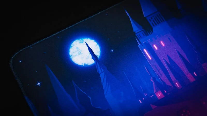 Jillyeon's "Chroma Kingdom" Gaming Desk Mat
