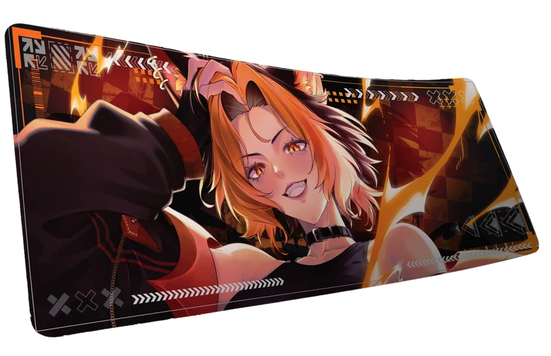 CelisEris's "Firewolf" Gaming Deskmat