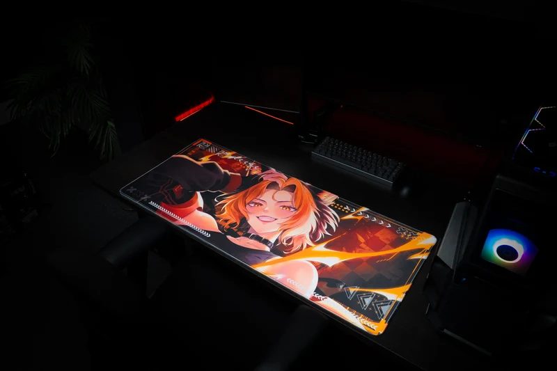 CelisEris's "Firewolf" Gaming Deskmat