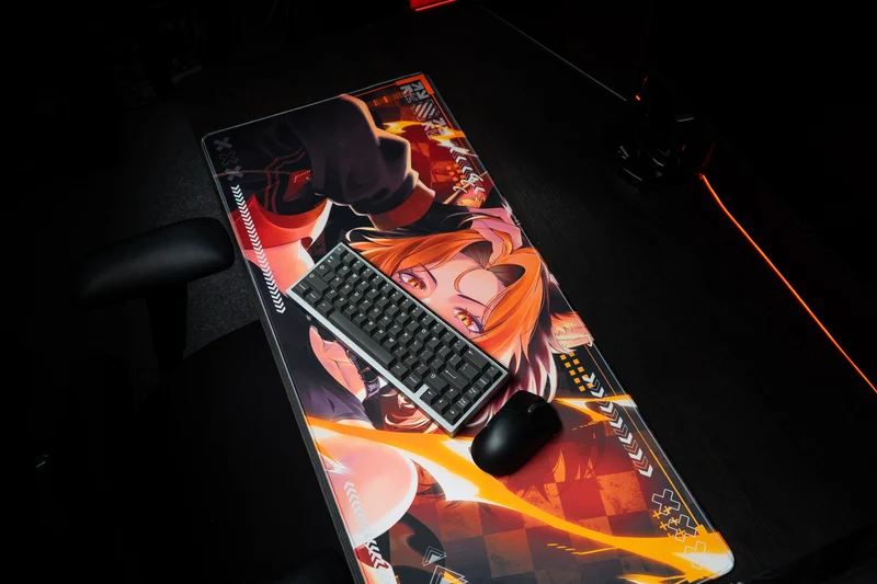 CelisEris's "Firewolf" Gaming Deskmat