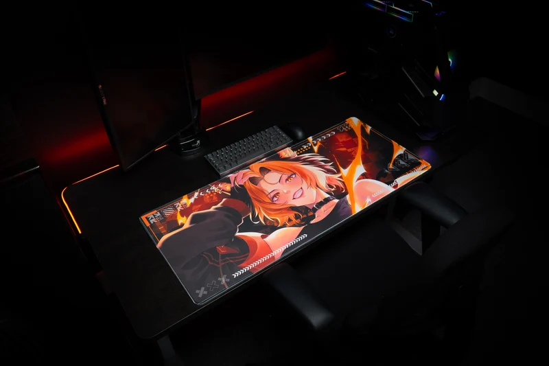 CelisEris's "Firewolf" Gaming Deskmat