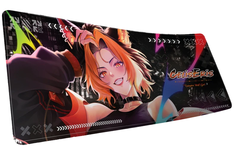 CelisEris "Spectral Wolf" Gaming Deskmat