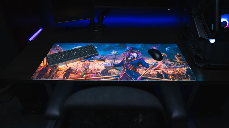 Crowmeda "Festival of Feathers" Gaming Deskmat
