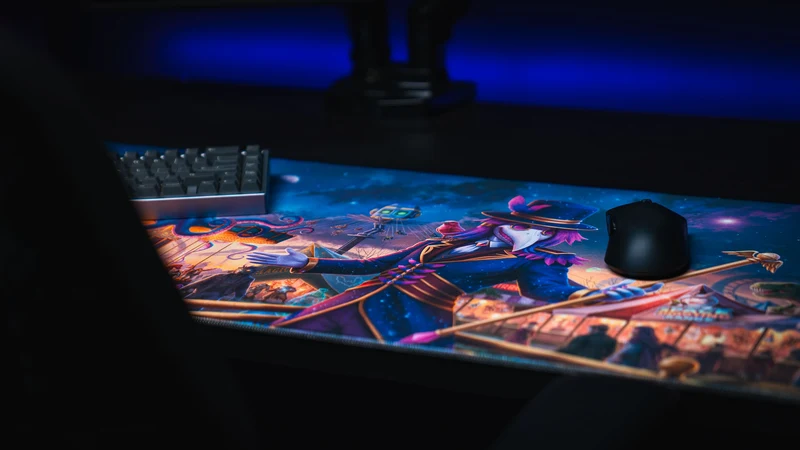 Crowmeda "Festival of Feathers" Gaming Deskmat