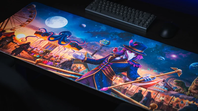Crowmeda "Festival of Feathers" Gaming Deskmat