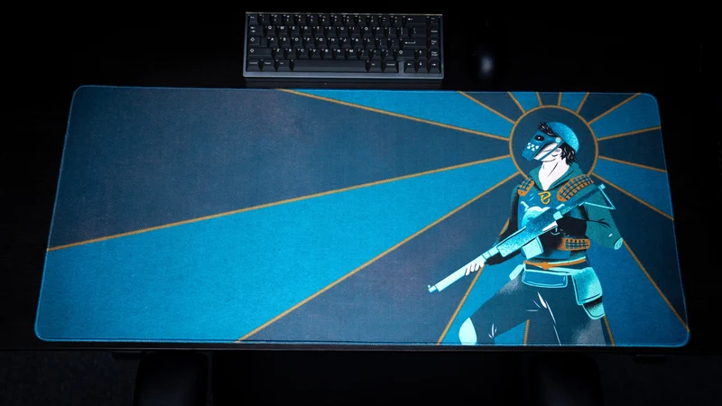 Blooprint "Solo's Journey" Rust Gaming Deskmat