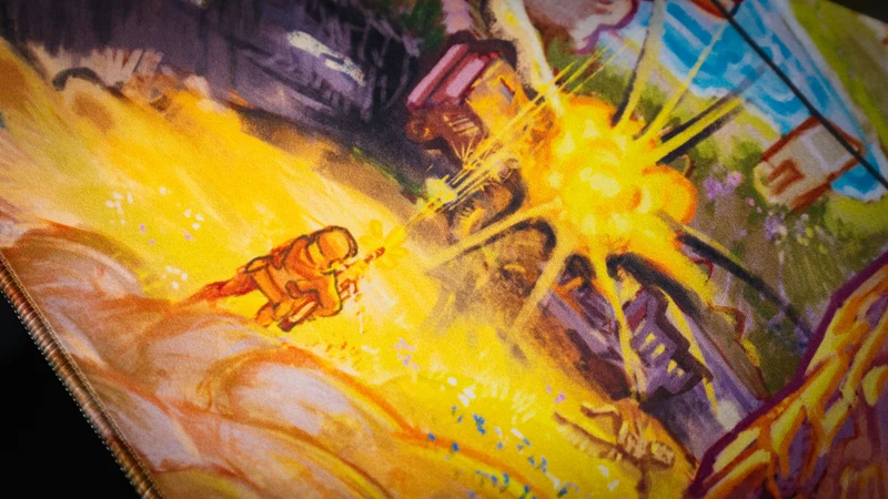 Beastmode's "Rust After Glory" Gaming Desk Mat - Limited Edition
