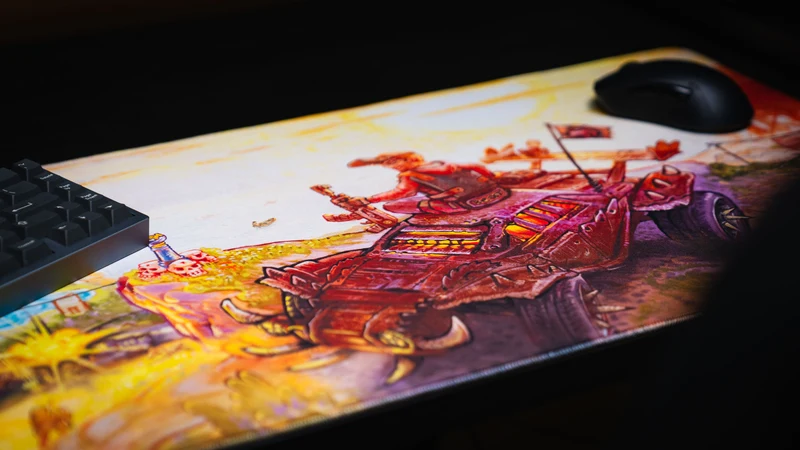 Beastmode's "Rust After Glory" Gaming Desk Mat - Limited Edition