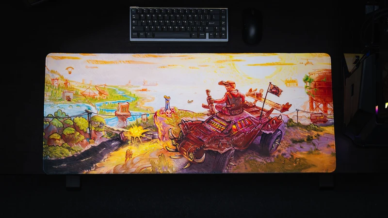 Beastmode's "Rust After Glory" Gaming Desk Mat - Limited Edition