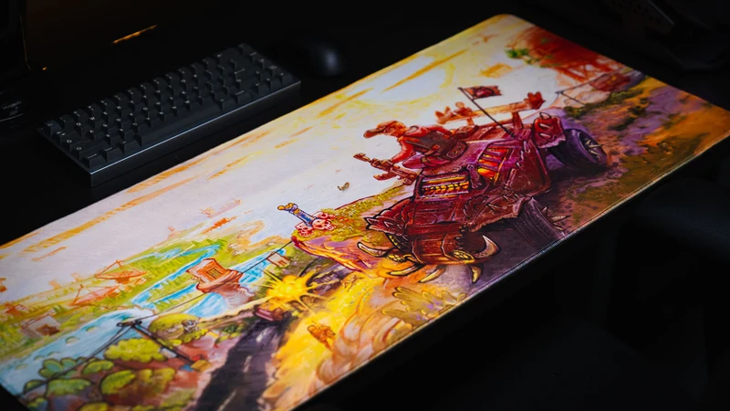 Beastmode's "Rust After Glory" Gaming Desk Mat - Limited Edition