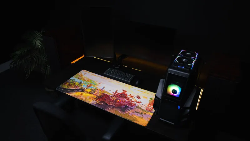 Beastmode's "Rust After Glory" Gaming Desk Mat - Limited Edition