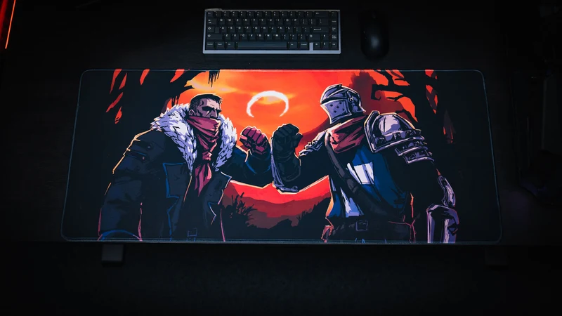 Grim Kleaper "Redemption on the Old Road" Gaming Desk Mat