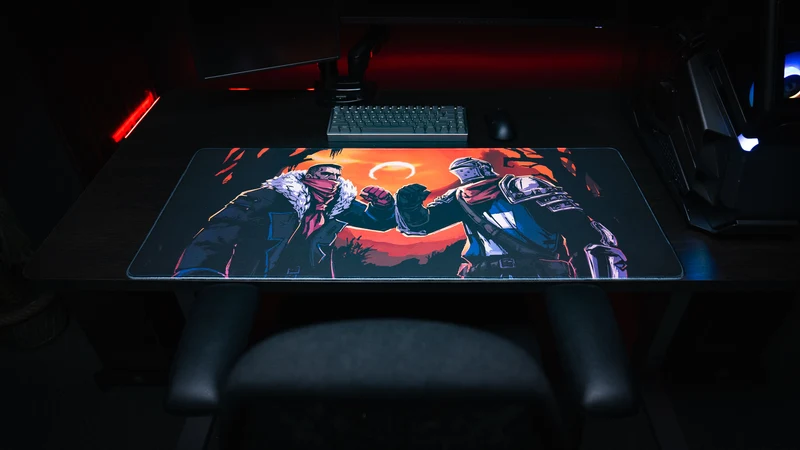 Grim Kleaper "Redemption on the Old Road" Gaming Desk Mat