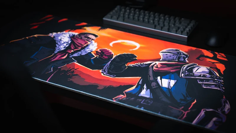 Grim Kleaper "Redemption on the Old Road" Gaming Desk Mat