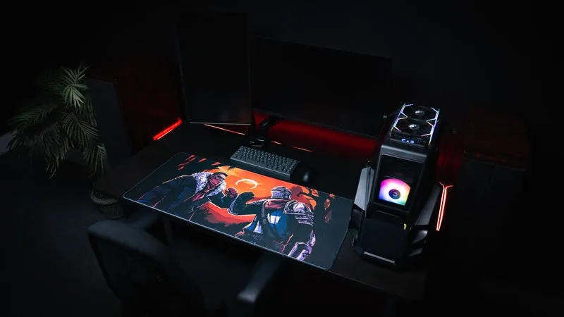 Grim Kleaper "Redemption on the Old Road" Gaming Desk Mat