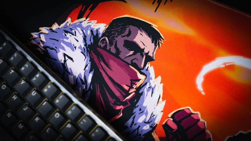 Grim Kleaper "Redemption on the Old Road" Gaming Desk Mat
