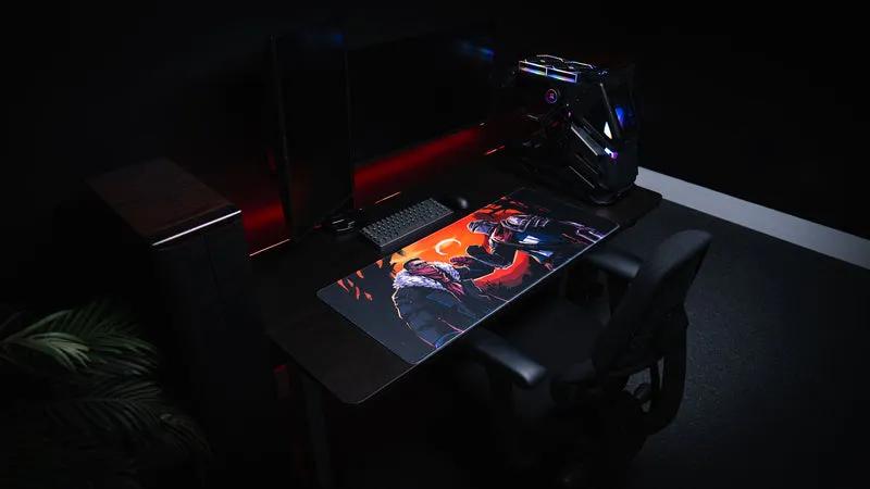Grim Kleaper "Redemption on the Old Road" Gaming Desk Mat