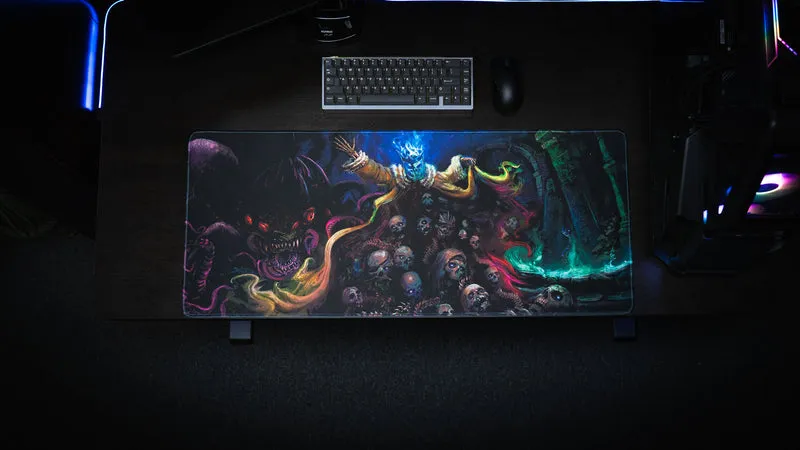 Grim Kleaper "Dominion of the Dark" Gaming Desk Mat