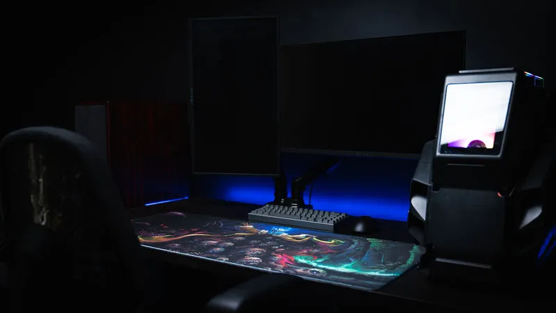 Grim Kleaper "Dominion of the Dark" Gaming Desk Mat