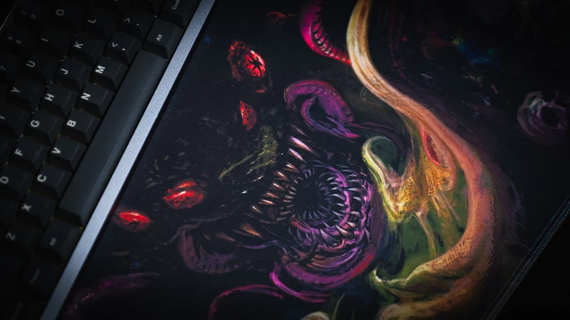 Grim Kleaper "Dominion of the Dark" Gaming Desk Mat