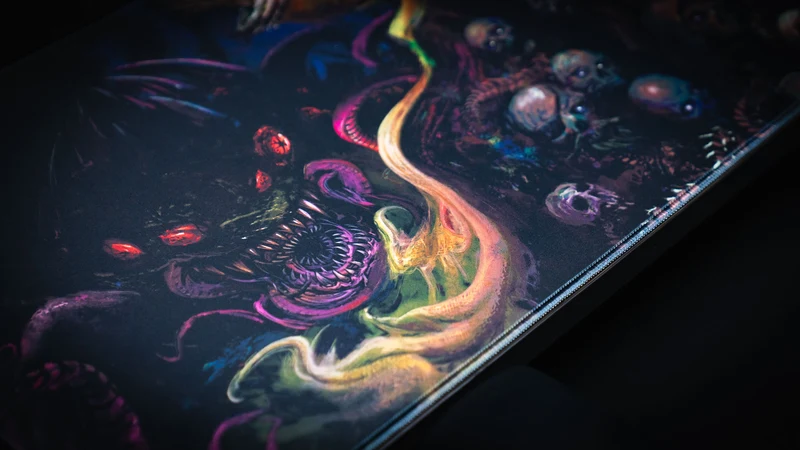 Grim Kleaper "Dominion of the Dark" Gaming Desk Mat