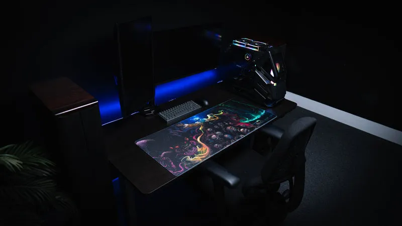 Grim Kleaper "Dominion of the Dark" Gaming Desk Mat
