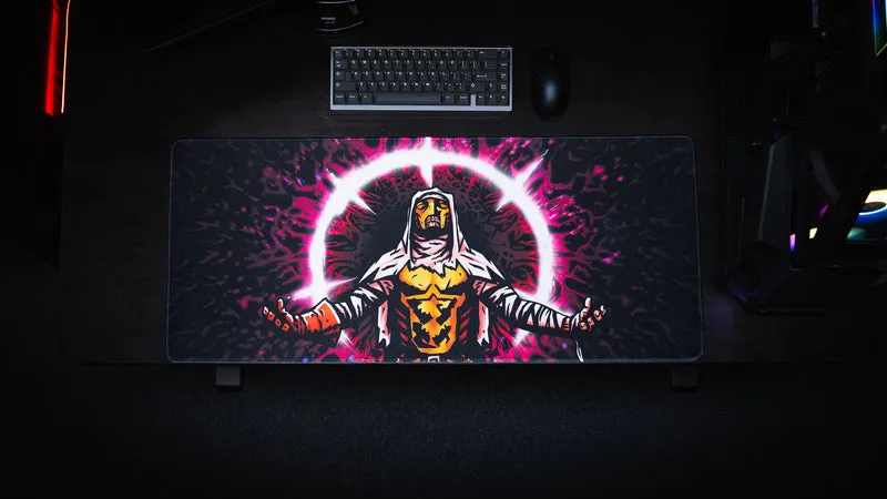 Grim Kleaper "Spare Them" Gaming Desk Mat