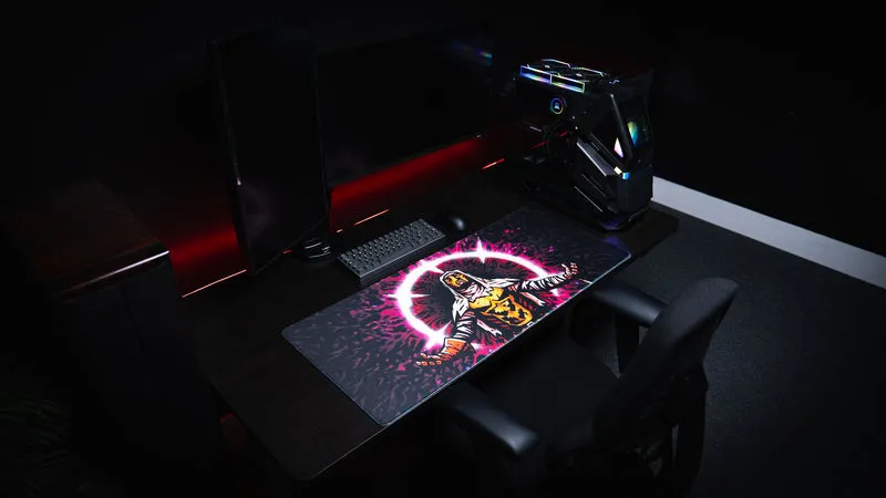Grim Kleaper "Spare Them" Gaming Desk Mat