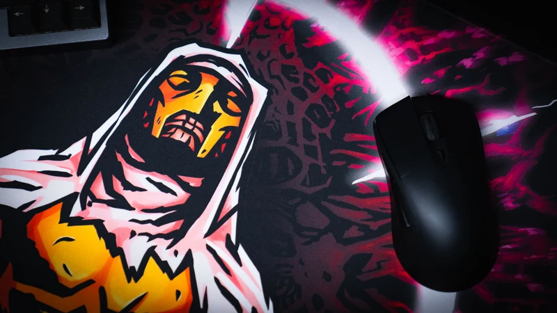 Grim Kleaper "Spare Them" Gaming Desk Mat