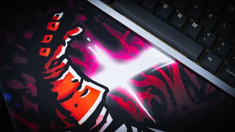 Grim Kleaper "Spare Them" Gaming Desk Mat