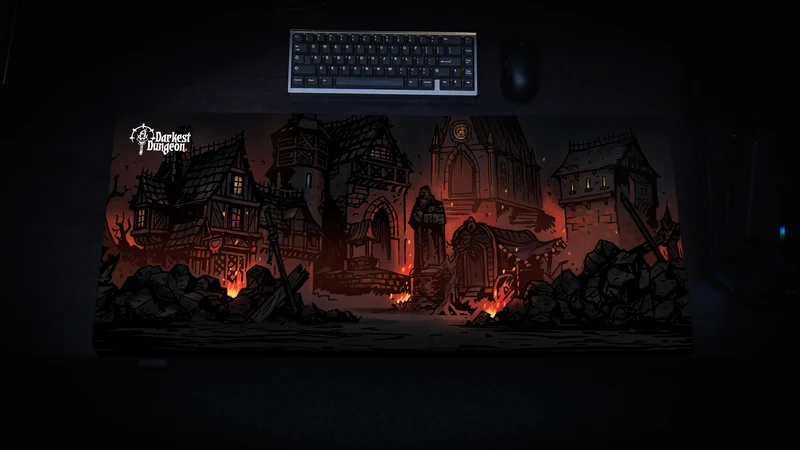 "Wolves at the Door" Darkest Dungeon Gaming Desk Mat