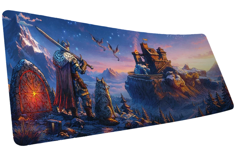 Jakk's "Frosthold" — Gaming Desk Mat