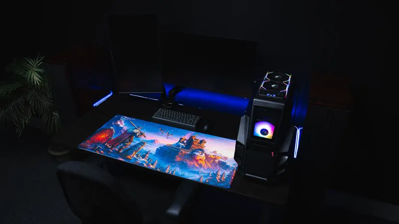 Jakk's "Frosthold" — Gaming Desk Mat
