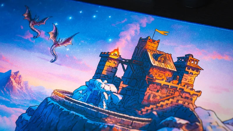 Jakk's "Frosthold" — Gaming Desk Mat
