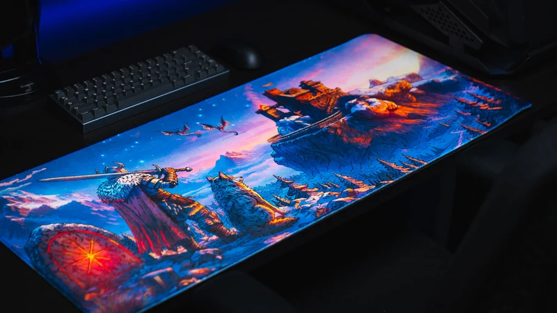Jakk's "Frosthold" — Gaming Desk Mat