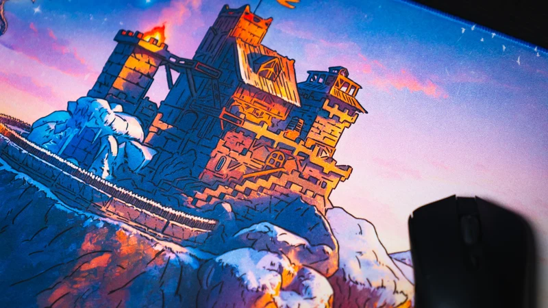 Jakk's "Frosthold" — Gaming Desk Mat