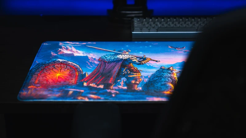 Jakk's "Frosthold" — Gaming Desk Mat