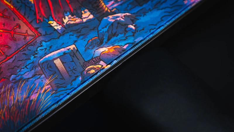 Jakk's "Frosthold" — Gaming Desk Mat