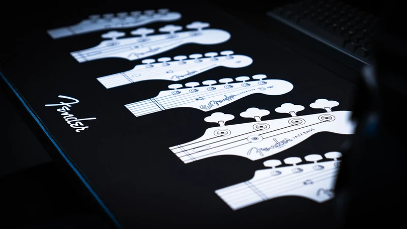 Official Fender "Headstocks" - Desk Mat