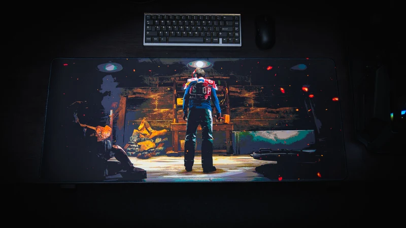Rust "Last Man Standing" Gaming Deskmat