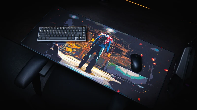 Rust "Last Man Standing" Gaming Deskmat