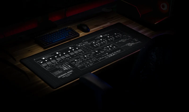 "1939 German Infantry Division" - Aldrahill Gaming Deskmat