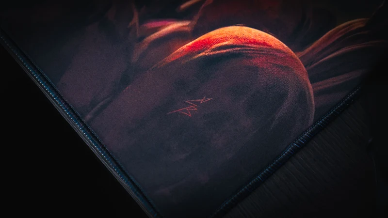 "Crimson Convocation" — Pravus Deskmat