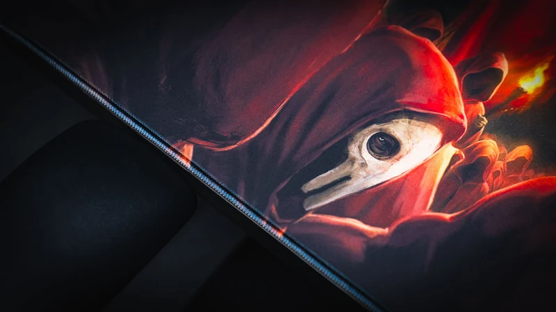 "Crimson Convocation" — Pravus Deskmat